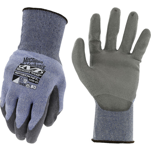 SpeedKnit B2 Cut-Resistant Gloves, Size Medium/8, 15 Gauge, Polyurethane Coated, HPPE Shell, ASTM ANSI Level A2/EN 388 Level B Sécurité Médic