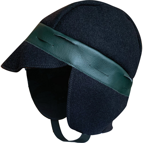 Safety Helmet Winter Liner, Sheep Lining, One Size, Navy Blue Sécurité Médic