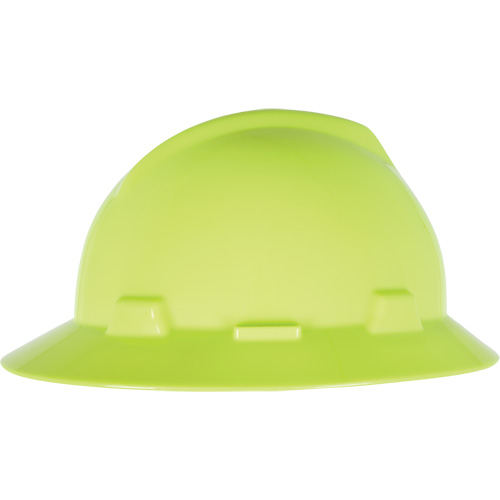 Casque de s&eacute;curit&eacute; &agrave; fente et bordure compl&egrave;te V-Gard, R&eacute;pond aux normes CSA type 1, Suspension Glissement rapide, Non ventil&eacute; Sécurité Médic