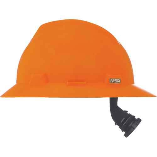 Casque de s&eacute;curit&eacute; &agrave; fente et bordure compl&egrave;te V-Gard, R&eacute;pond aux normes CSA type 1, Suspension Rochet, Non ventil&eacute; Sécurité Médic