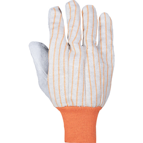 Endura&reg; Leather Palm Gloves, Large, Split Leather Palm Sécurité Médic