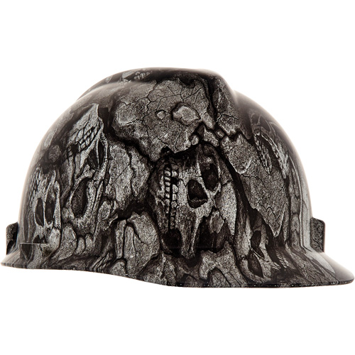 Casque de s&eacute;curit&eacute; Hydro Dip V-Gard, R&eacute;pond aux normes CSA type 1, Suspension Rochet, Non ventil&eacute; Sécurité Médic