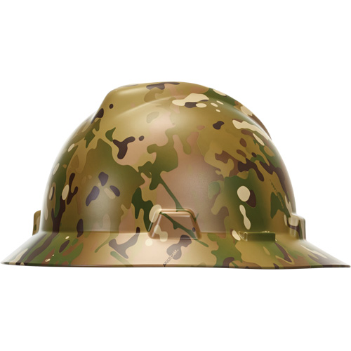 Casque de s&eacute;curit&eacute; &agrave; bordure compl&egrave;te Hydro Dip V-Gard, R&eacute;pond aux normes CSA type 1, Suspension Rochet, Non ventil&eacute; Sécurité Médic