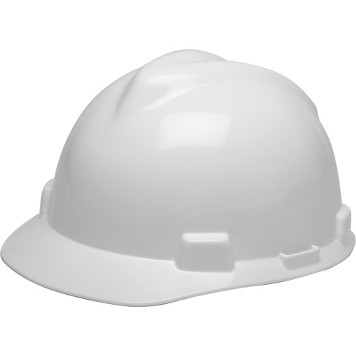 Casque de s&eacute;curit&eacute; avec rainures GREEN V-Gard, R&eacute;pond aux normes CSA type 1, Suspension Rochet Sécurité Médic
