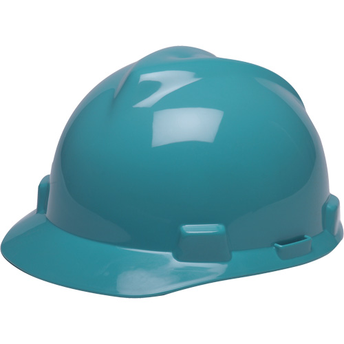 Casque de s&eacute;curit&eacute; avec rainures GREEN V-Gard, R&eacute;pond aux normes CSA type 1, Suspension Rochet Sécurité Médic