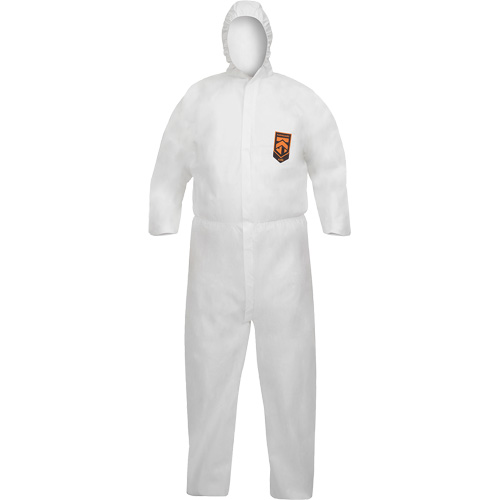 KleenGuard A40 Disposable Coveralls, Medium, White, Microporous Sécurité Médic