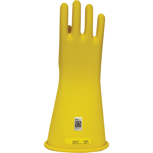 Arcguard Rubber Voltage Gloves, Size 8, 10" L Sécurité Médic