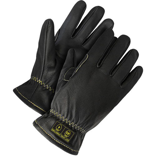 Gants r&eacute;sistants aux huiles Deny, 3T-Grand, Paume en Cuir fleur de ch&egrave;vre Sécurité Médic