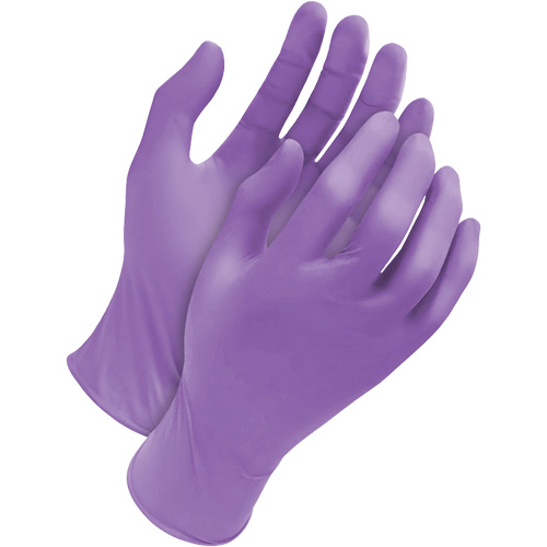 Deny Tripolymer Disposable Gloves, Large, Latex/Neoprene/Nitrile, 6-mil, Powder-Free, Purple Sécurité Médic