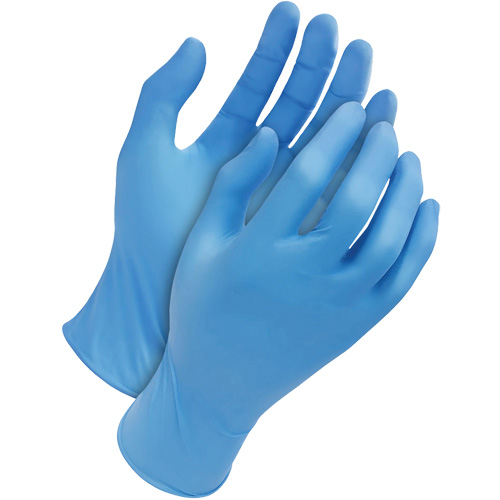 Classic Disposable Gloves, Medium, Nitrile, 4-mil, Powder-Free, Blue Sécurité Médic