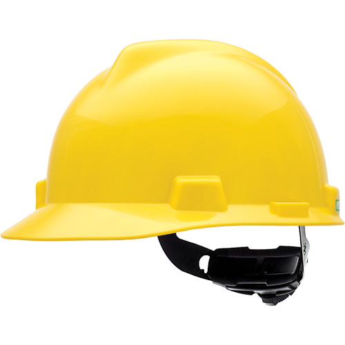 Casque de s&eacute;curit&eacute; &agrave; fentes V-Gard, R&eacute;pond aux normes CSA type 1, Suspension Rochet, Non ventil&eacute; Sécurité Médic