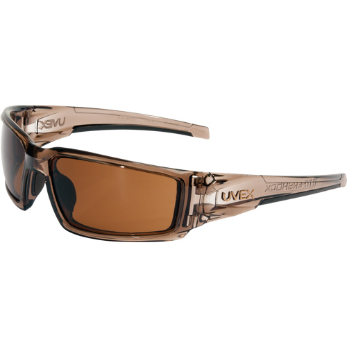 Uvex HydroShield&reg; Hypershock&reg; Safety Glasses, Espresso Lens, Anti-Fog/Anti-Scratch, ANSI Z87+/Meets/Exceeds CSA Z94.3 Sécurité Médic