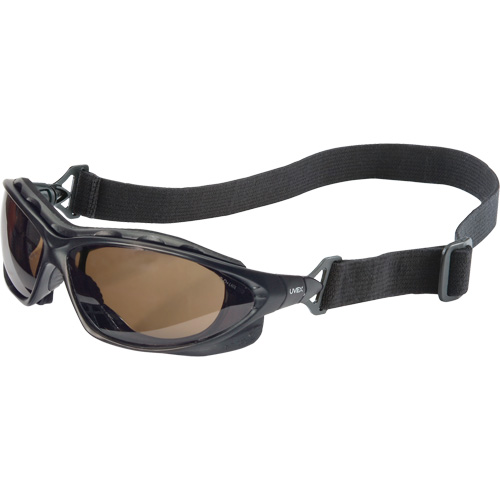 Uvex HydroShield&reg; Seismic&reg; Safety Goggles, SCT-Grey Lens, Anti-Fog/Anti-Scratch, Closed Vent Sécurité Médic