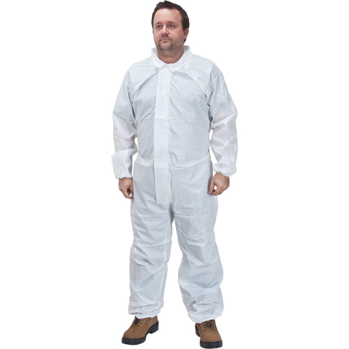 Premium Coveralls, 2X-Large, White, Microporous Sécurité Médic