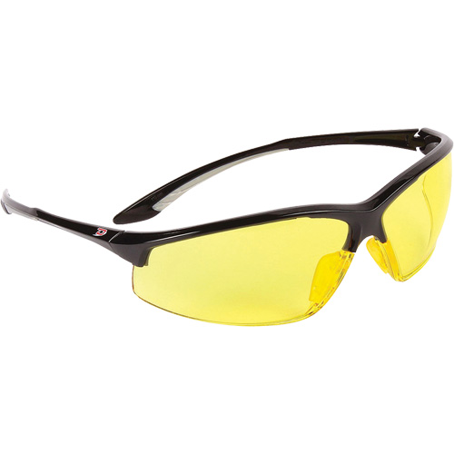 Dynamic Hummingbird Semi-Rimless Safety Glasses, Amber Lens, Anti-Fog, ANSI Z87+/Meets/Exceeds CSA Z94.3 Sécurité Médic
