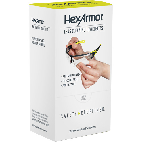 Lens Cleaning Towelettes, Pack Of 100 Sécurité Médic