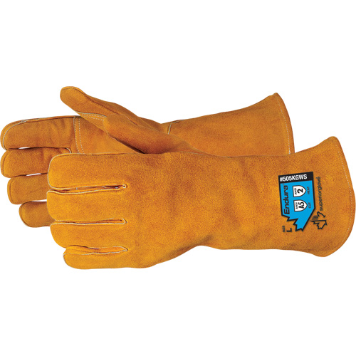 Endura&reg; Deluxe Cut-Resistant Welding Gloves, Split Cowhide, Size Small Sécurité Médic