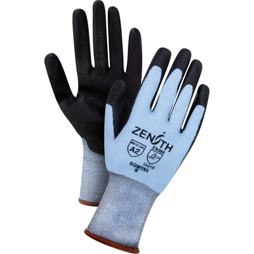 Ultimate Dexterity Cut-Resistant Gloves, Size Small, 18 Gauge, Polyurethane Coated, HPPE Shell, ASTM ANSI Level A2/EN 388 Level B Sécurité Médic