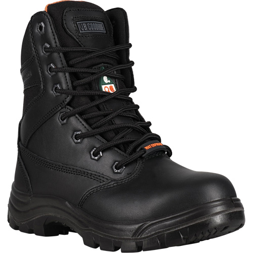 Safety Boots, Leather, Steel Toe, Size 6, Impermeable Sécurité Médic