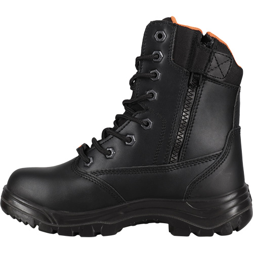 Safety Boots, Leather, Steel Toe, Size 6, Impermeable Sécurité Médic