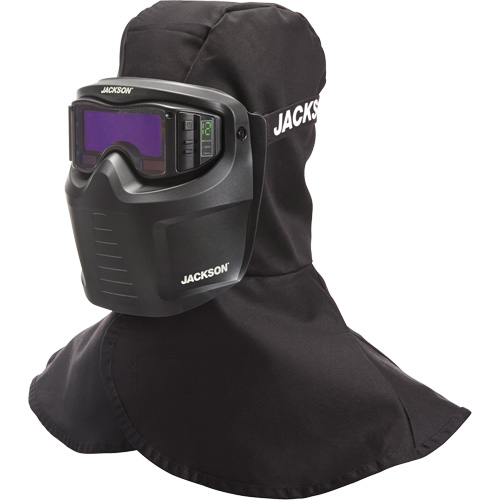 Rebel ADF Welding Mask, 3.5" L x 1.3" W View Area, 3/5-12 Shade Range, Black Sécurité Médic