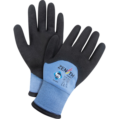 ZX-30° Premium Coated Gloves, Medium, Foam PVC Coating, 15 Gauge, Nylon Shell Sécurité Médic