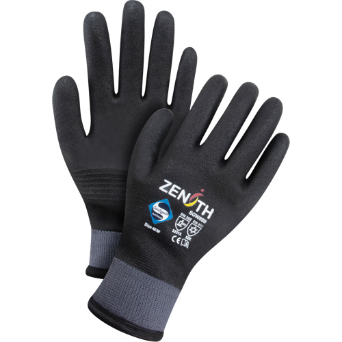 ZX-30° Premium Coated Gloves, Medium, Foam PVC Coating, 15 Gauge, Nylon Shell Sécurité Médic