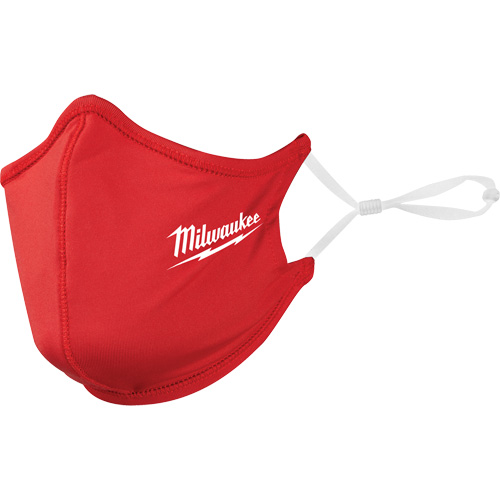 Masque &agrave; deux couches, Nylon/Polyester/Spandex, Rouge Sécurité Médic