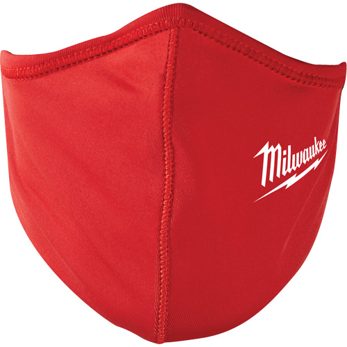 Masque &agrave; deux couches, Nylon/Polyester/Spandex, Rouge Sécurité Médic