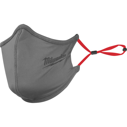 Masque &agrave; deux couches, Nylon/Polyester/Spandex, Gris Sécurité Médic