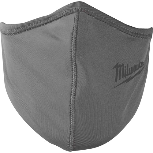 Masque &agrave; deux couches, Nylon/Polyester/Spandex, Gris Sécurité Médic