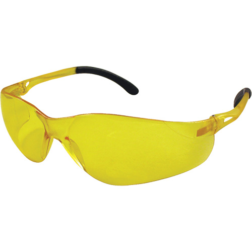 Lunettes de s&eacute;curit&eacute; Sen-Tec, Lentille Ambr&eacute;e, Anti-&eacute;gratignures, R&eacute;pond ou surpasse la norme CSA Z94.3 Sécurité Médic