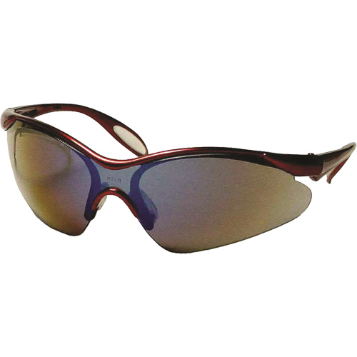Miranda Safety Glasses, Blue Mirror Lens, Anti-Scratch, Meets/Exceeds CSA Z94.3 Sécurité Médic