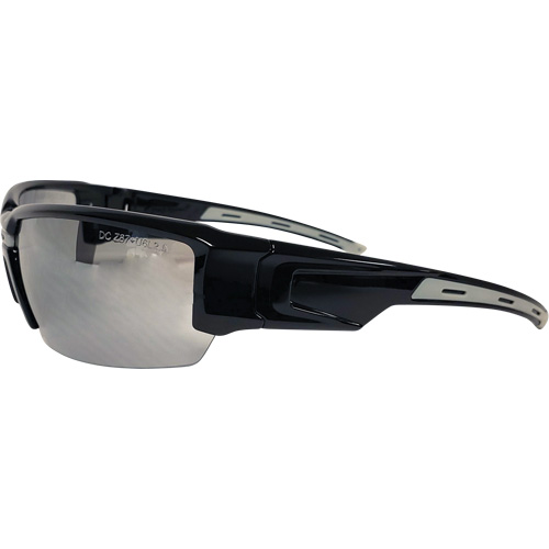 Lunettes de s&eacute;curit&eacute; Hartley, Lentille Miroir fum&eacute;, R&eacute;pond ou surpasse la norme CSA Z94.3 Sécurité Médic