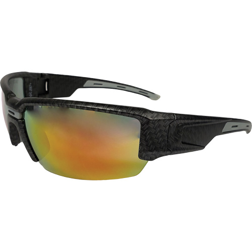 Lunettes de s&eacute;curit&eacute; Hartley, Lentille Rouge, R&eacute;pond ou surpasse la norme CSA Z94.3 Sécurité Médic
