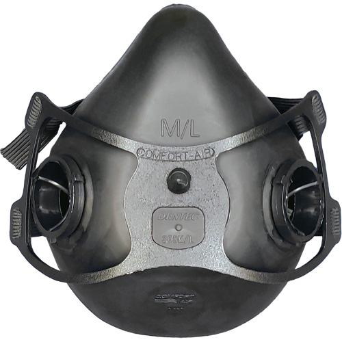Comfort-Air&reg; 400Nx Half Mask without Exhalation Valve, Elastomer/Rubber, Small/Medium Sécurité Médic