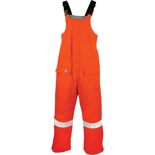 Westex UltraSoft&reg; AllOut Quilt Lined Winter Bib Overall, Small, High Visibility Orange Sécurité Médic