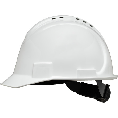 Casque de s&eacute;curit&eacute; &agrave; bordure courte North, R&eacute;pond aux normes CSA type 1, Suspension Rochet, Ventil&eacute; Sécurité Médic