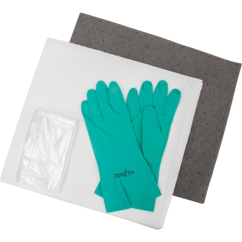 Spill Kit, Oil Only/Universal, Bag, 5 US gal. Absorbancy Sécurité Médic