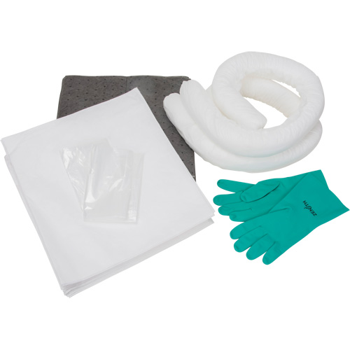 Spill Kit, Oil Only/Universal, Bag, 10 US gal. Absorbancy Sécurité Médic