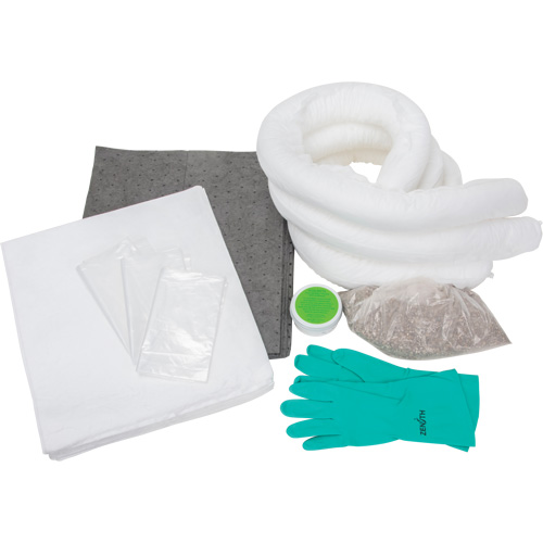 Spill Kit, Oil Only/Universal, Bag, 10 US gal. Absorbancy Sécurité Médic