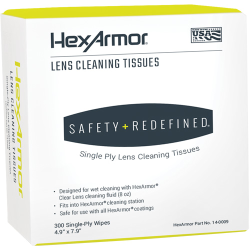 Lens Cleaning Tissues, 4.9" x 7.9", 300 /Pkg. Sécurité Médic