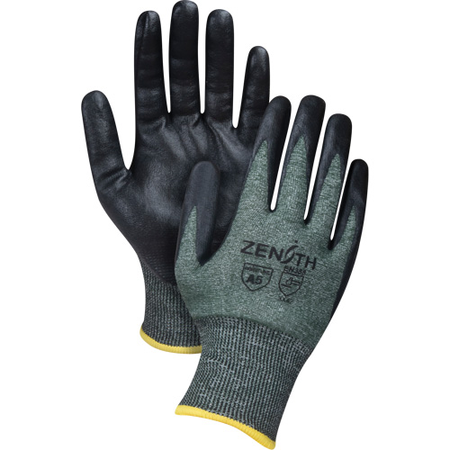 Gants l&eacute;gers et haute dext&eacute;rit&eacute; r&eacute;sistants &agrave; la coupe, Taille T-Grand, Calibre 18, Rev&ecirc;tement Mousse de nitrile, Enveloppe en Nylon/PEHP/Spandex, ASTM ANSI niveau A5 Sécurité Médic