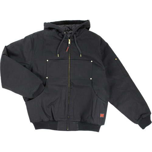 Hooded Duck Bomber Jacket, Men's, Medium (Tall), Black Sécurité Médic