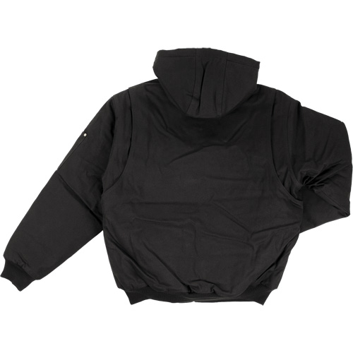 Hooded Duck Bomber Jacket, Men's, Medium (Tall), Black Sécurité Médic