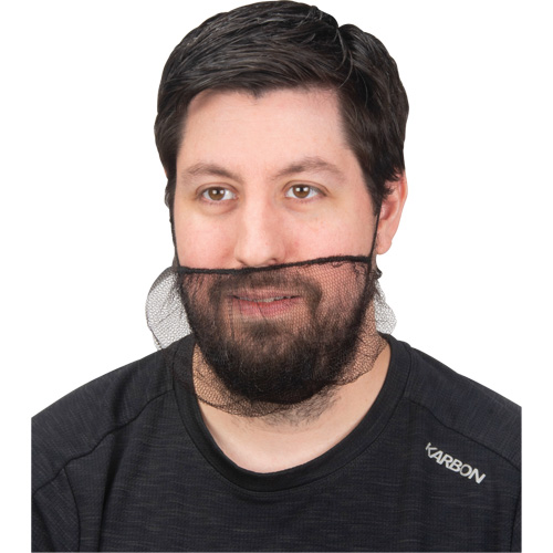 Filets &agrave; barbe, Nylon, Brun Sécurité Médic