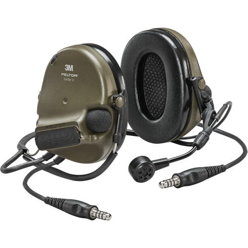 Peltor ComTac VI NIB Dual Lead Headset, Neckband Style, 22 dB Sécurité Médic