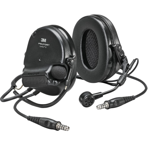 Peltor ComTac VI NIB Dual Lead Headset, Neckband Style, 22 dB Sécurité Médic