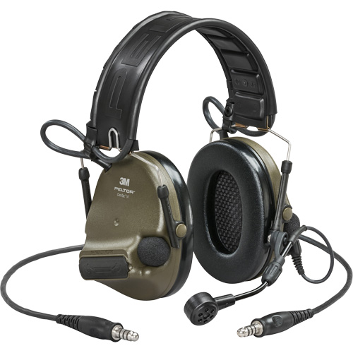 Peltor ComTac VI NIB Dual Lead Headset with Arc, Headband Style, 23 dB Sécurité Médic