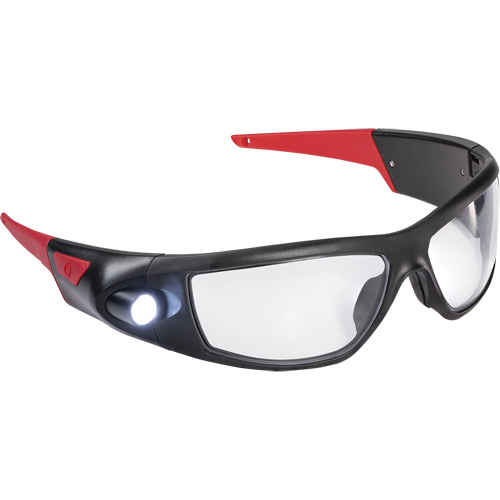 SPG400 Rechargeable Inspection Beam Safety Glasses, Clear Lens, ANSI Z87+ Sécurité Médic